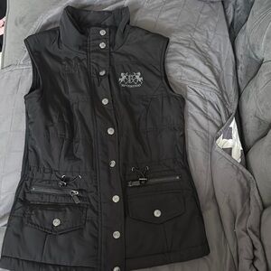 B//Vertigo Equestrian Black Quilted Vest